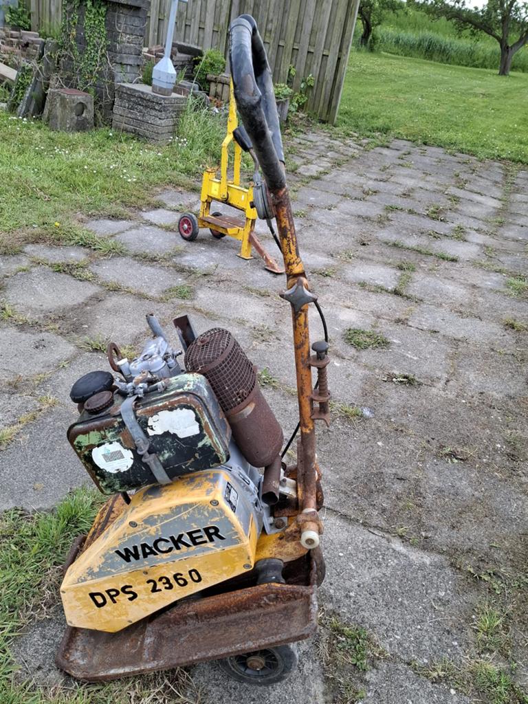 Wacker trilplaat DPS 2360, Doe-het-zelf en Verbouw, Ophalen, Gebruikt