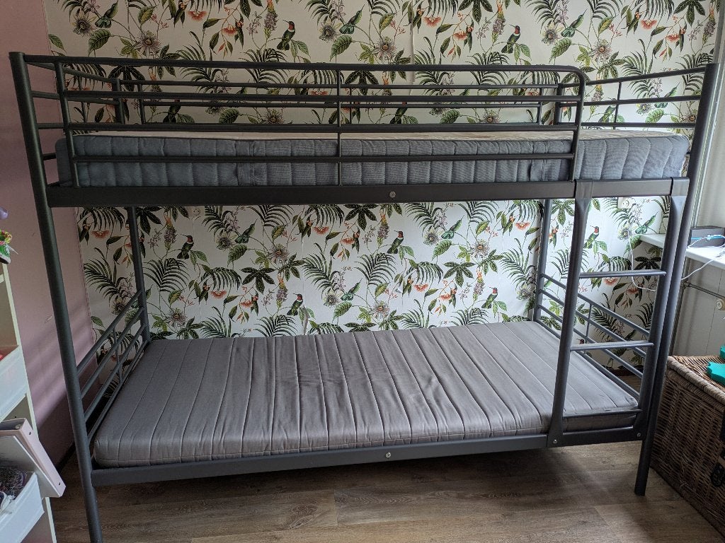 Stapelbed, Ophalen, 85 tot 100 cm, Gebruikt, Hoogslaper of Stapelbed