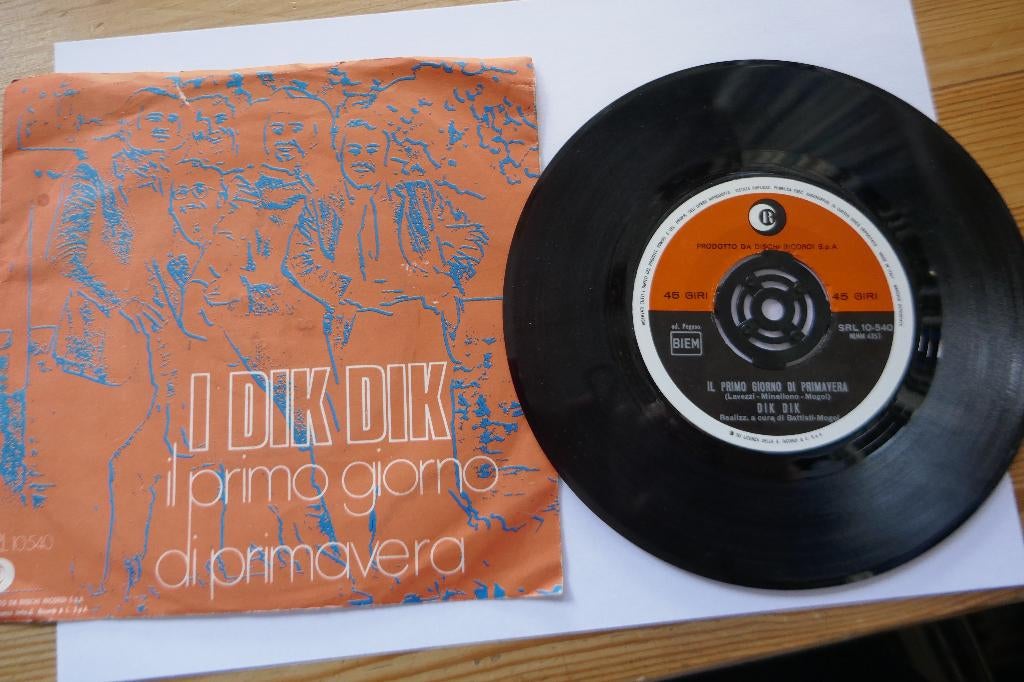 Single:  I Dik Dik – Il Primo Giorno Di Primavera, Ophalen of Verzenden, Gebruikt, Pop, Single