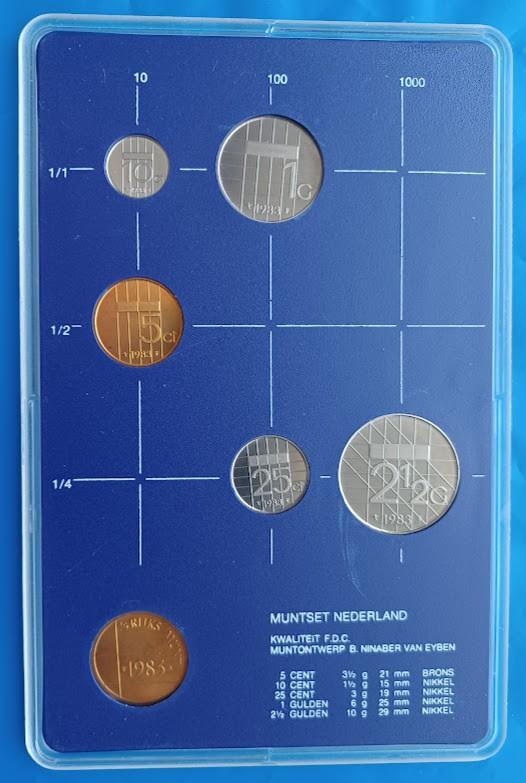 FDC Jaarset Nederland 1983, Postzegels en Munten, Munten | Nederland, Verzenden, Koningin Beatrix, Overige waardes, Setje