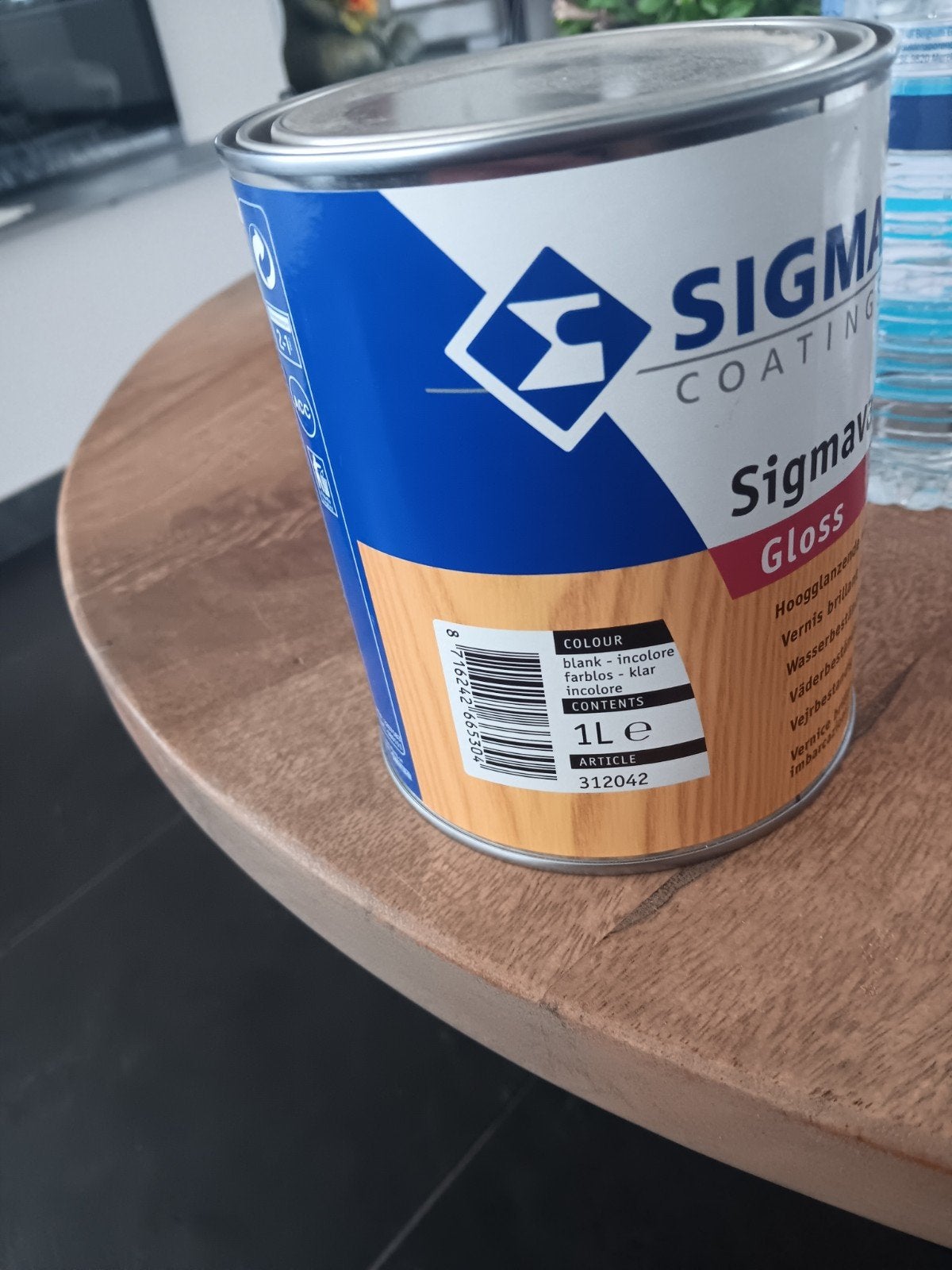 Sigma Sigmavar Yacht Gloss Hoogglanzende Vernis 1L, Wit, Nieuw, Beits, Ophalen of Verzenden