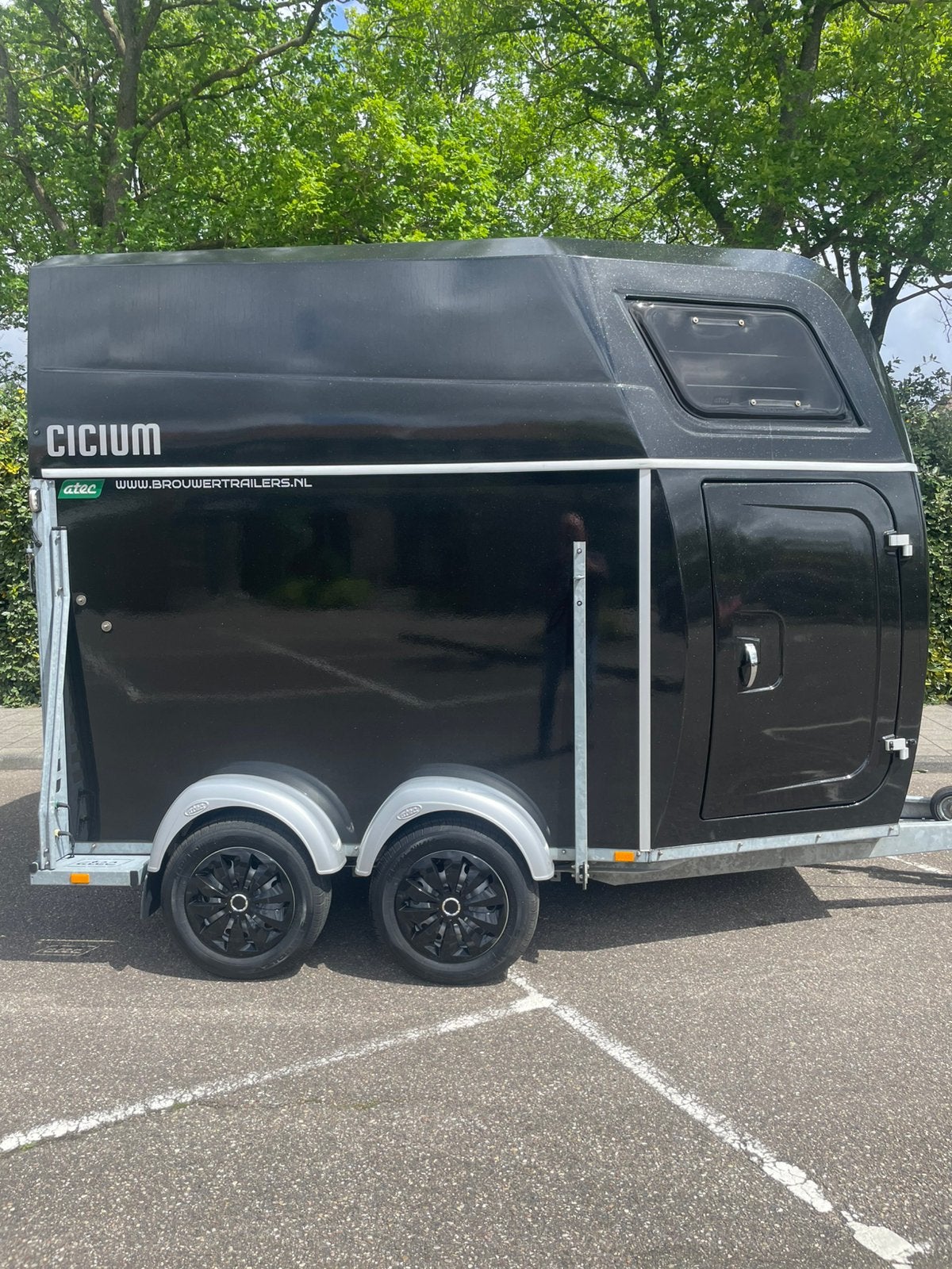 Atec, nieuw voor een spotprijs 2 paards kasteel op wielen, Dieren en Toebehoren, Nieuw, Ophalen of Verzenden, 2-paards trailer