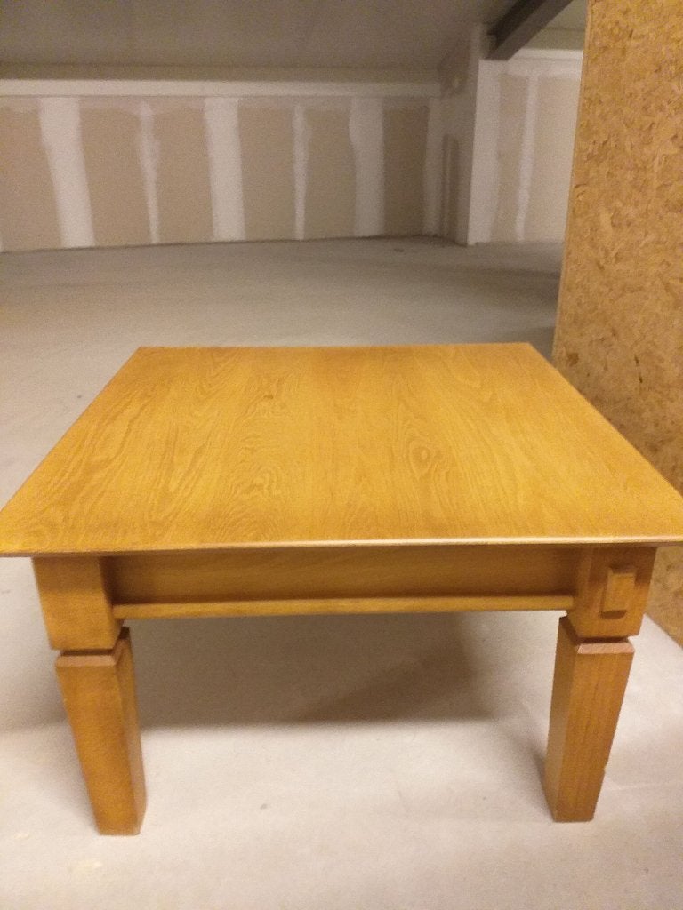 salontafeltje, Huis en Inrichting, Tafels | Salontafels, Ophalen, Gebruikt, Eikenhout, 50 tot 100 cm