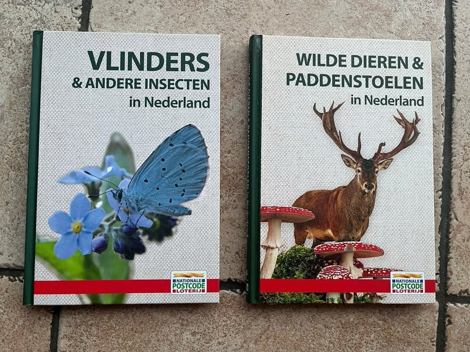 Postcode Loterij boekjes: Wilde Dieren & Vlinders, Ophalen of Verzenden, Zo goed als nieuw, Natuur algemeen