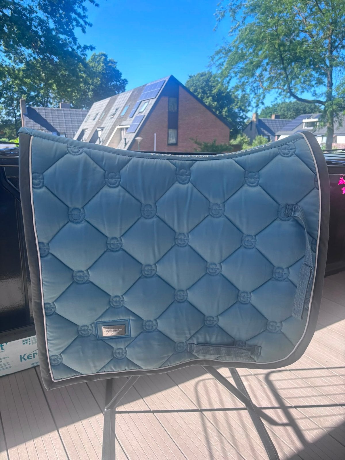 Equestrian stockholm dekje steel blue, Ophalen of Verzenden, Zo goed als nieuw