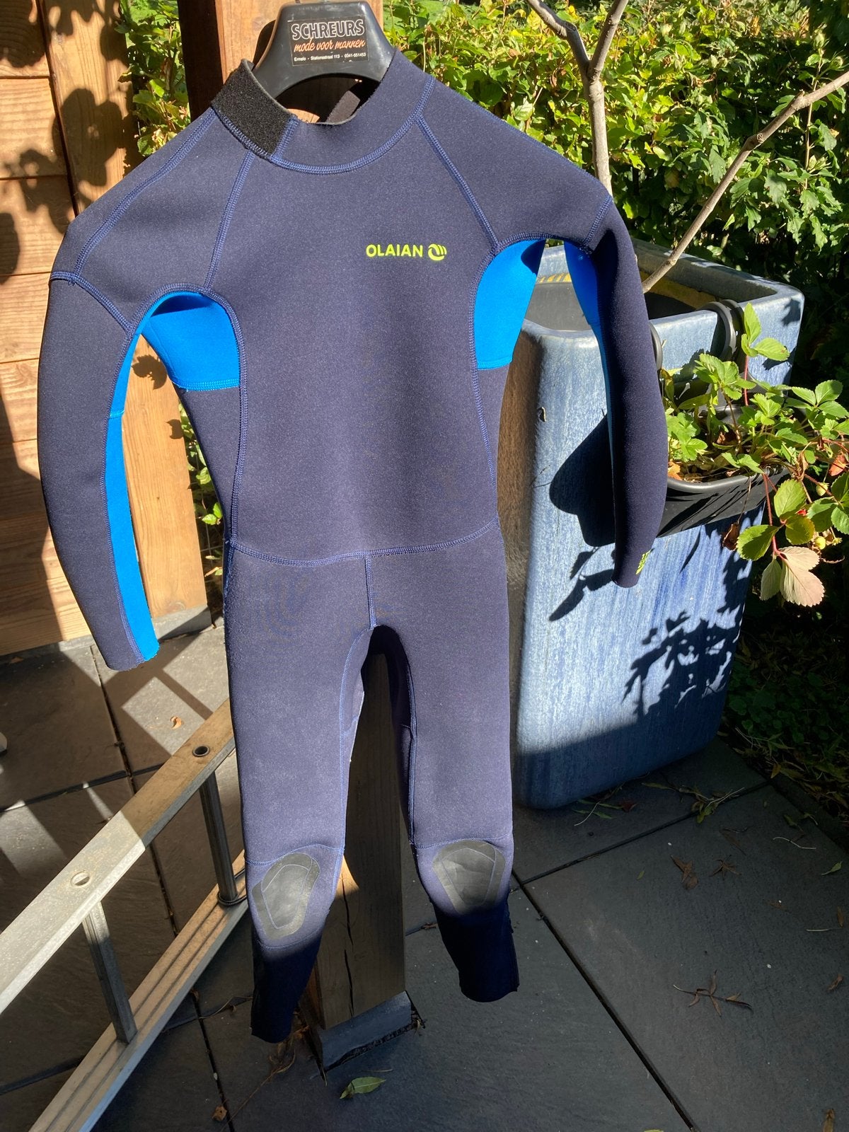 OLAIAIN Wetsuit voor kinderen - Maat 12 jaar (143-152 cm), Watersport en Boten, Ophalen of Verzenden, Zo goed als nieuw, Kind