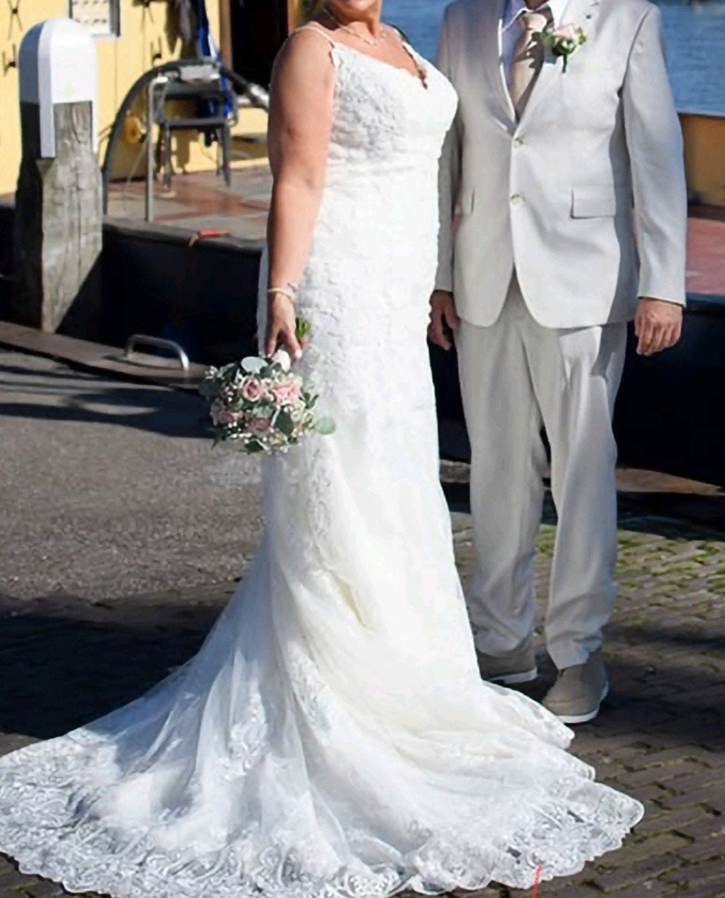 bruidsjurk, Kleding | Dames, Ophalen of Verzenden, Wit, Trouwjurk