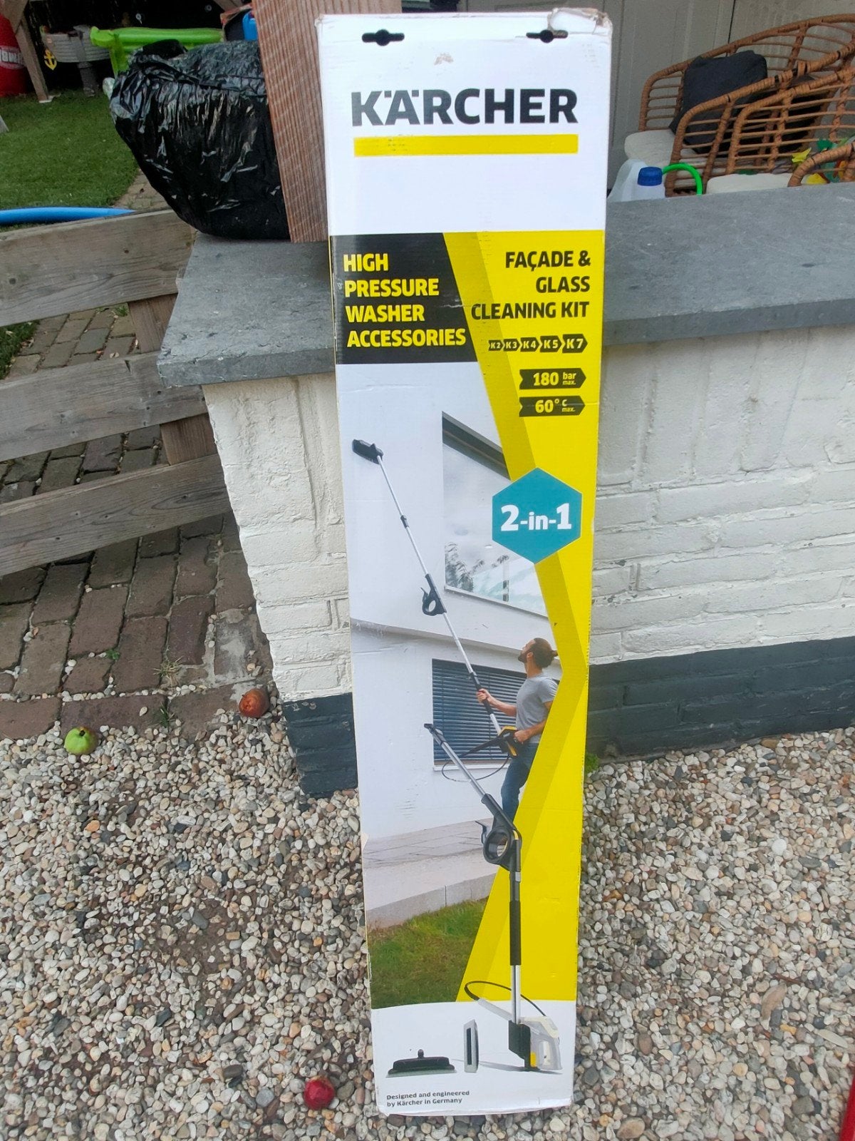 Kärcher gevel- en ramenreinigingsset (2-in-1), Ophalen, Gebruikt