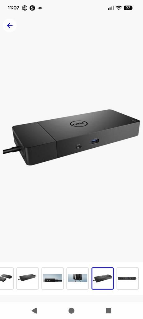 Dell WD19S130W Docking Station - USB-C, 130W, Computers en Software, Dockingstations, Ophalen of Verzenden