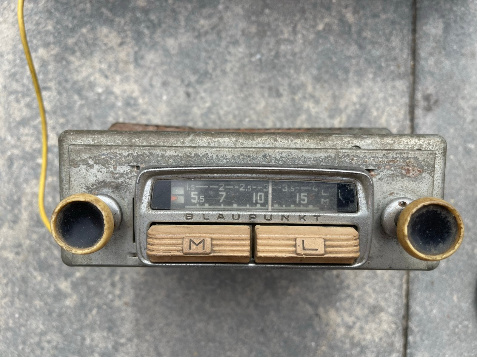 Blaupunkt oldtimer buizen autoradio, Ophalen of Verzenden, Gebruikt