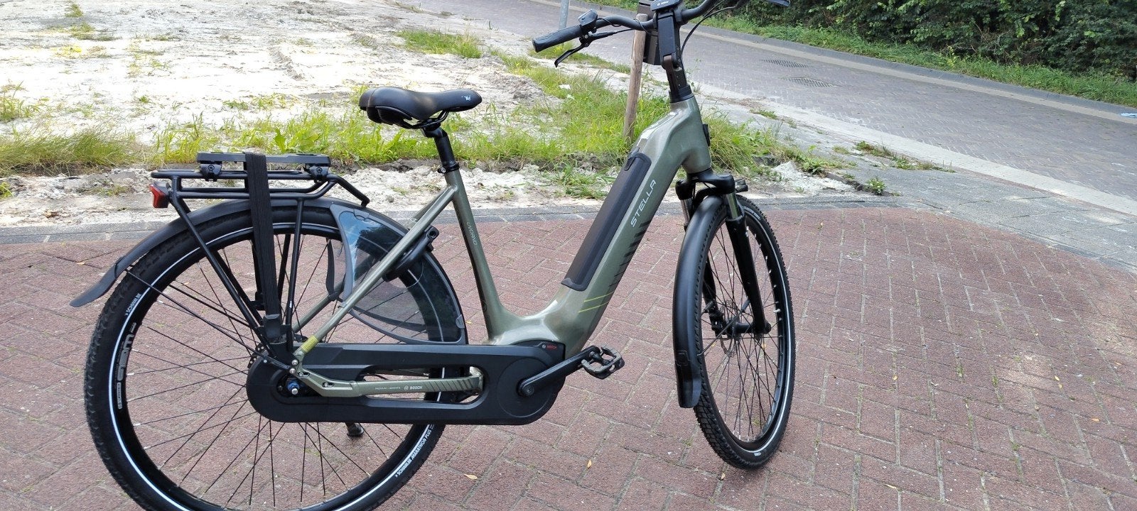 Stella Livorno Premium MDB FI e-bike Moss Green, 53 cm, Zo goed als nieuw, 51 tot 55 cm, 50 km per accu of meer, Ophalen