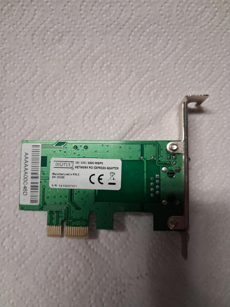 Digitus 1GB NIC low profile, Intern, Digitus, Ophalen of Verzenden, Zo goed als nieuw