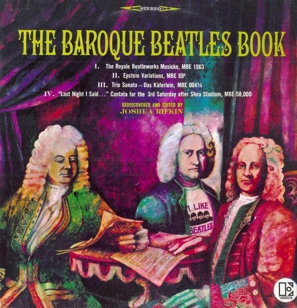LP Joshua Rifkin - Baroque Beatles book (USA, 1966, orig.), Cd's en Dvd's, Vinyl | Pop, Ophalen, Gebruikt, 12 inch