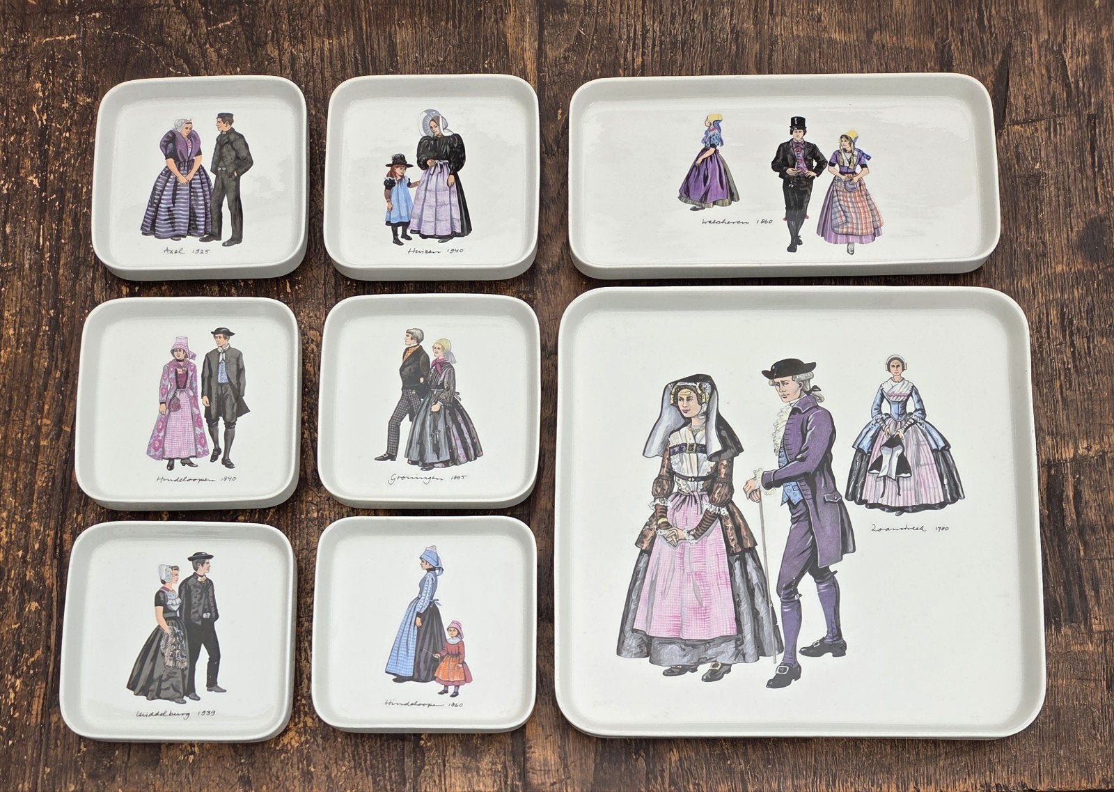 Vintage porseleinen Villeroy & Boch gebakstel, Ophalen of Verzenden