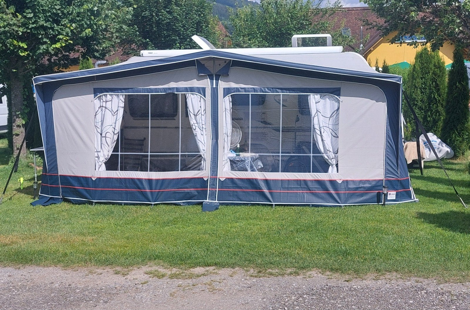 voortent Ten Cate Hypercamp, Ophalen, Gebruikt