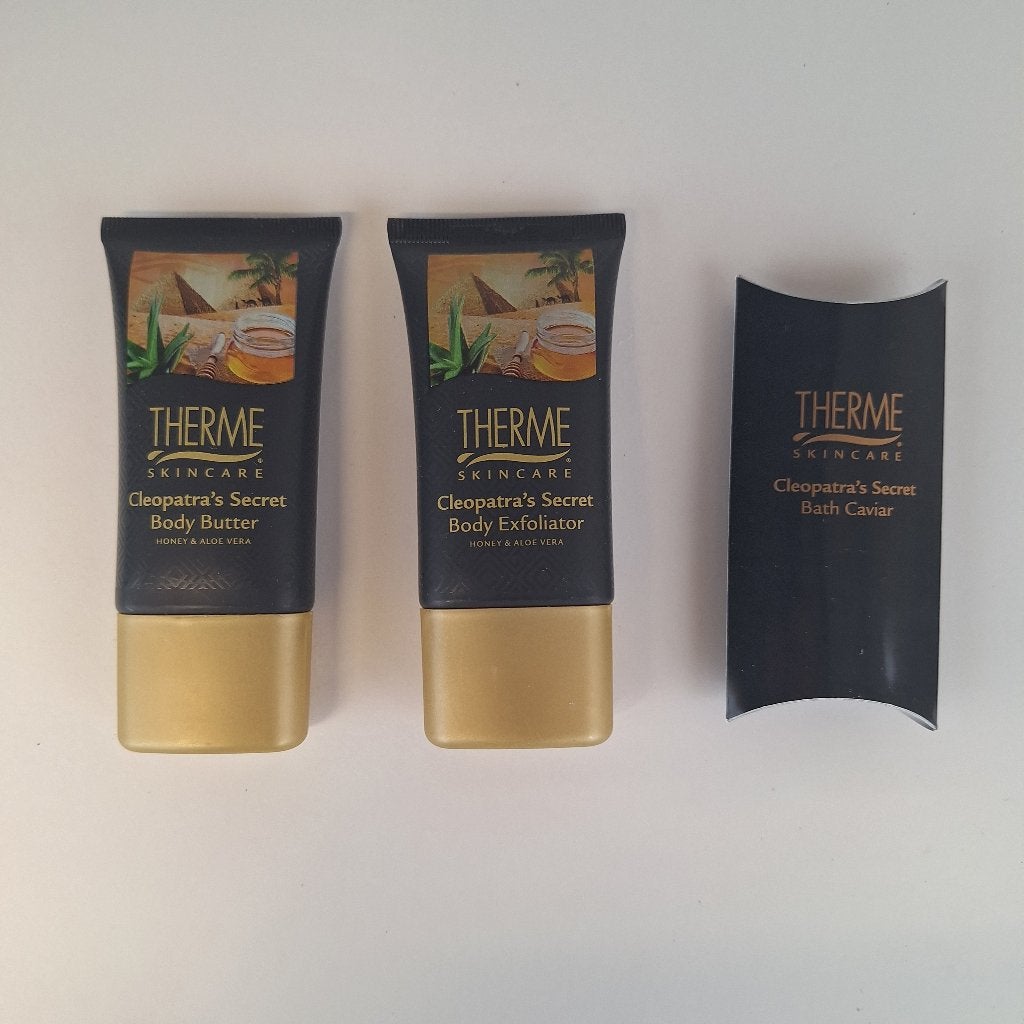 Therme Cleopatra's Secret Body Butter, Exfoliator & Bath, Ophalen of Verzenden, Nieuw, Overige typen