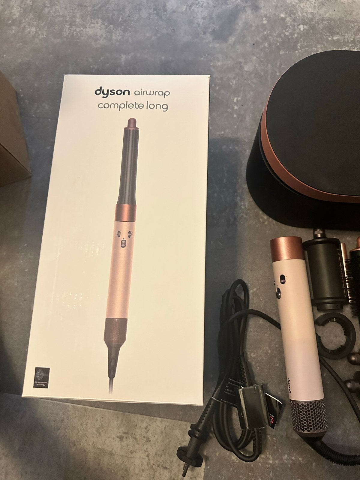 Dyson Airwrap Complete Long - Haarstyling Set, Ophalen of Verzenden, Zo goed als nieuw, Haarverzorging
