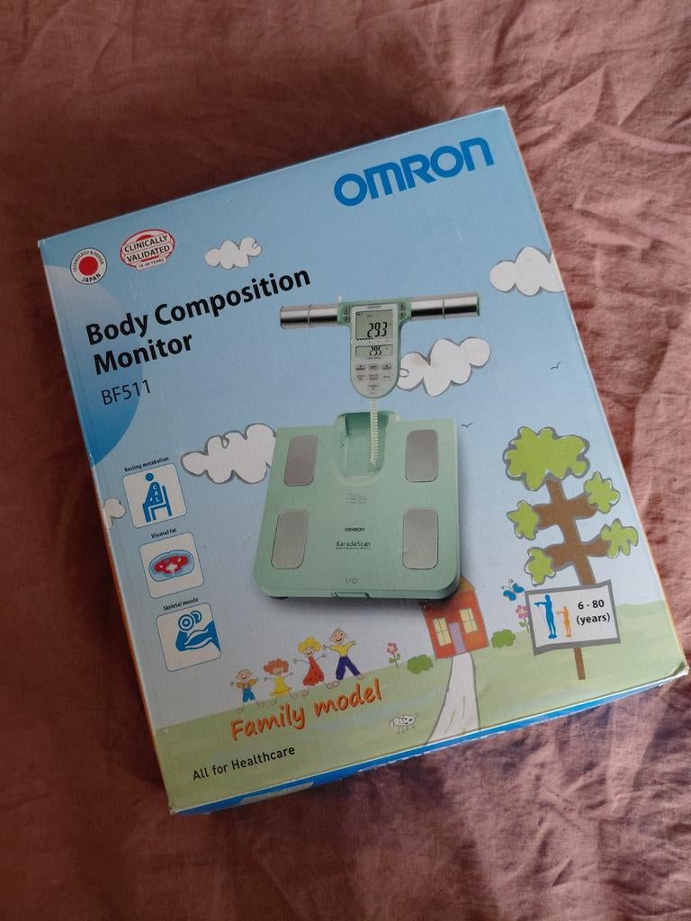 Omron BF511 Body Composition Monitor - Nieuw in doos, Ophalen, Nieuw, 100 kg of meer, Digitaal