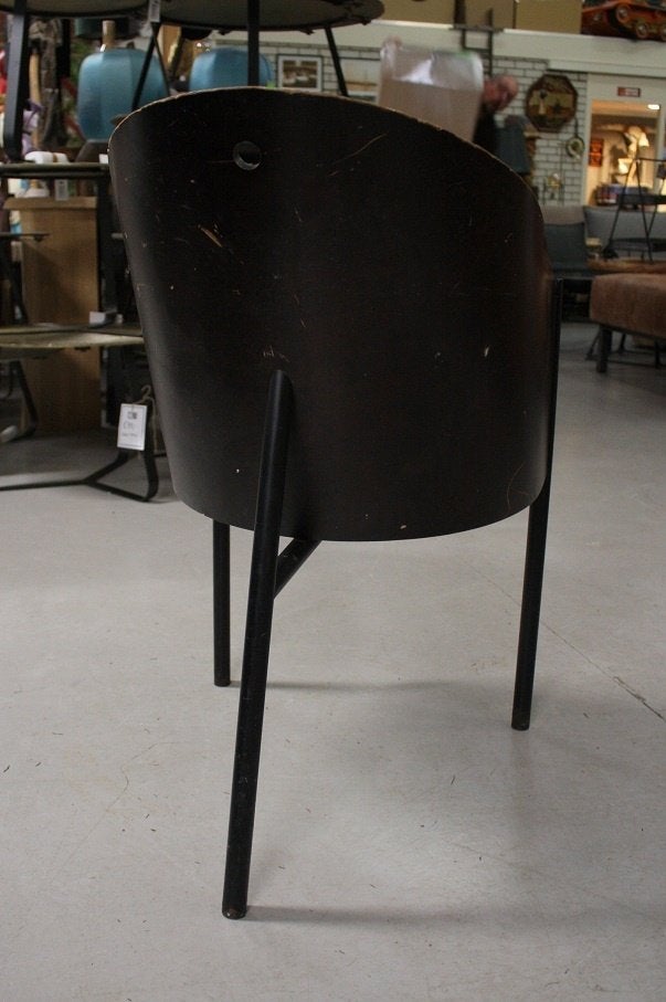 10 x eetkamerstoel Driade Costes hout leer zwart design rond, Ophalen, Gebruikt, Bruin, Vijf, Zes of meer stoelen