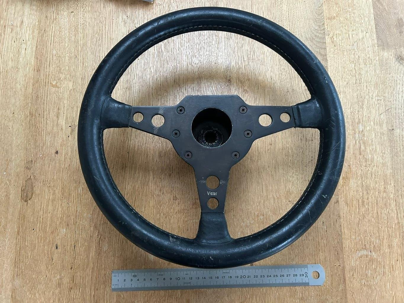 Lederen sportstuur British Leyland Mini Cooper + Naaf T31, Ophalen of Verzenden, Gebruikt, Mini