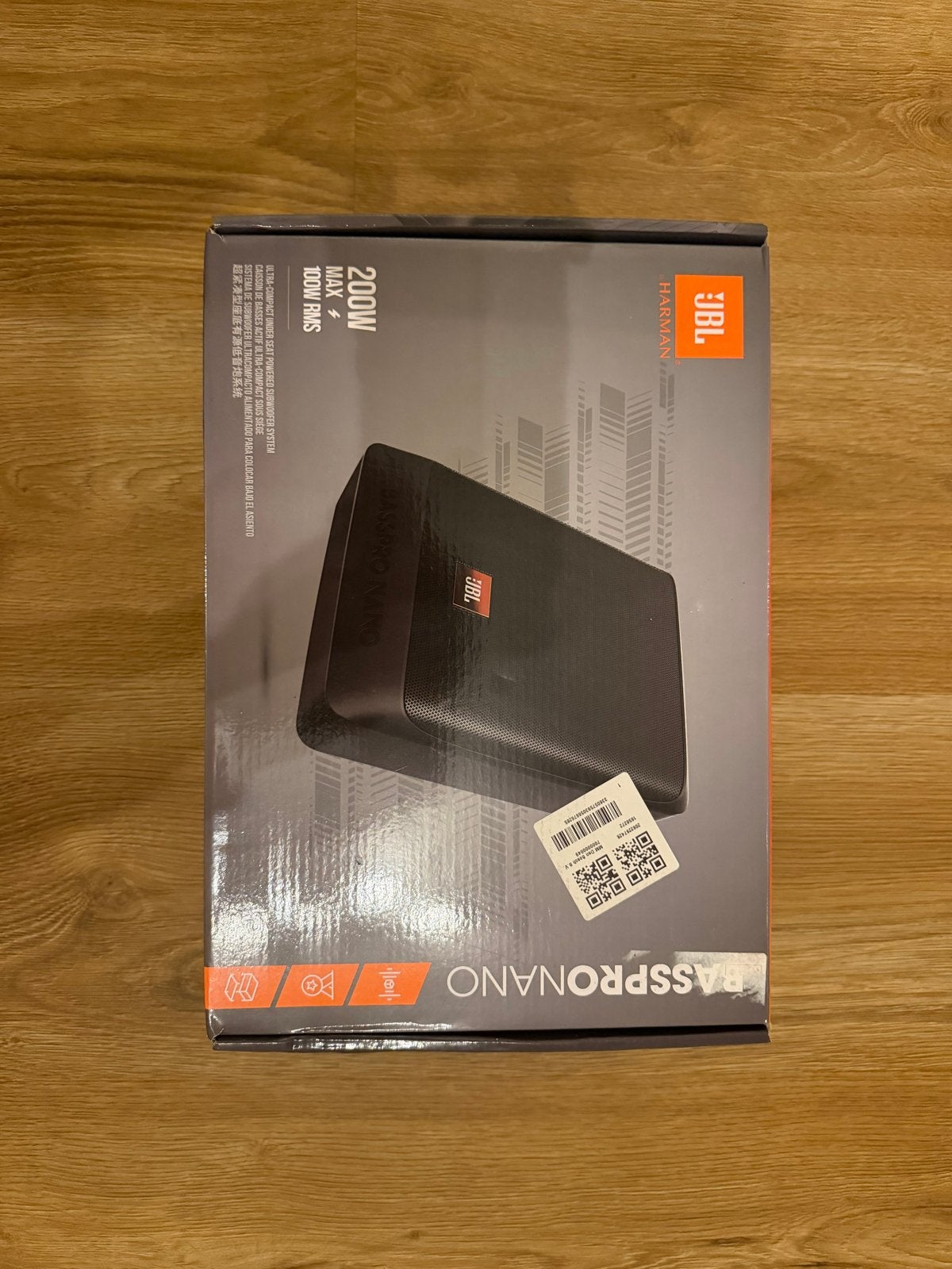 JBL Basspro Nano 200W Max Subwoofer - Nieuw in doos, Nieuw, Ophalen, 150 watt of meer, Subwoofer