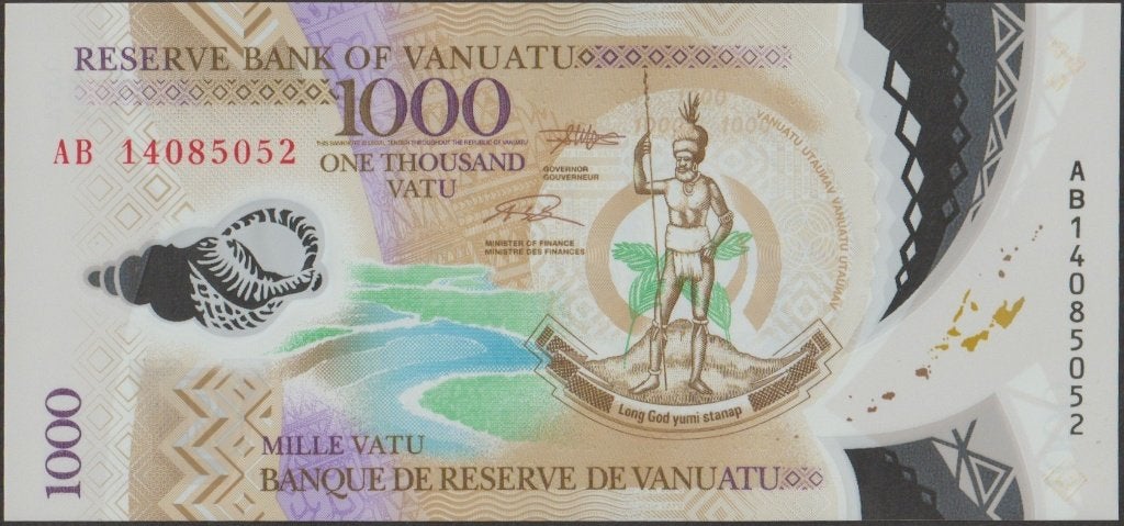 Vanuatu 1000 vatu 2014 UNC p.13b (# 721), Postzegels en Munten, Bankbiljetten | Oceanië, Verzenden, Los biljet