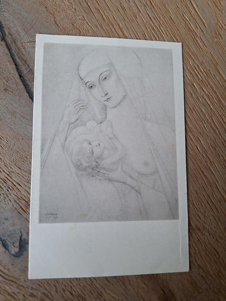 Toorop Mapje No. II - Madonna - Ansichtkaart, Ophalen of Verzenden