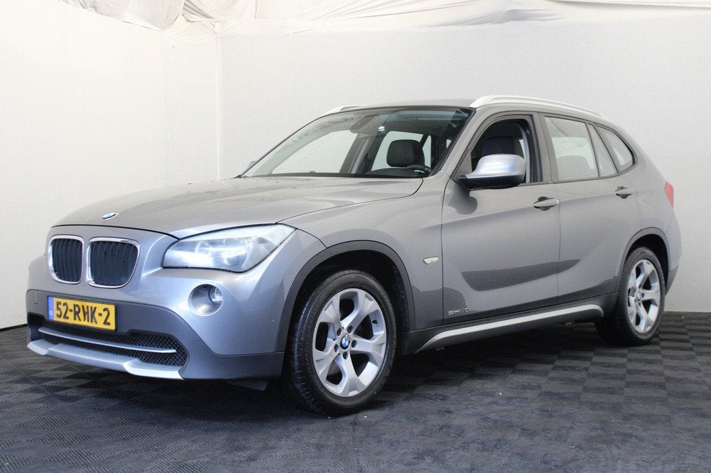 BMW X1 sDrive20d Executive |Leder| (bj 2011, automaat), Euro 5, Zwart, 4 cilinders, Origineel Nederlands
