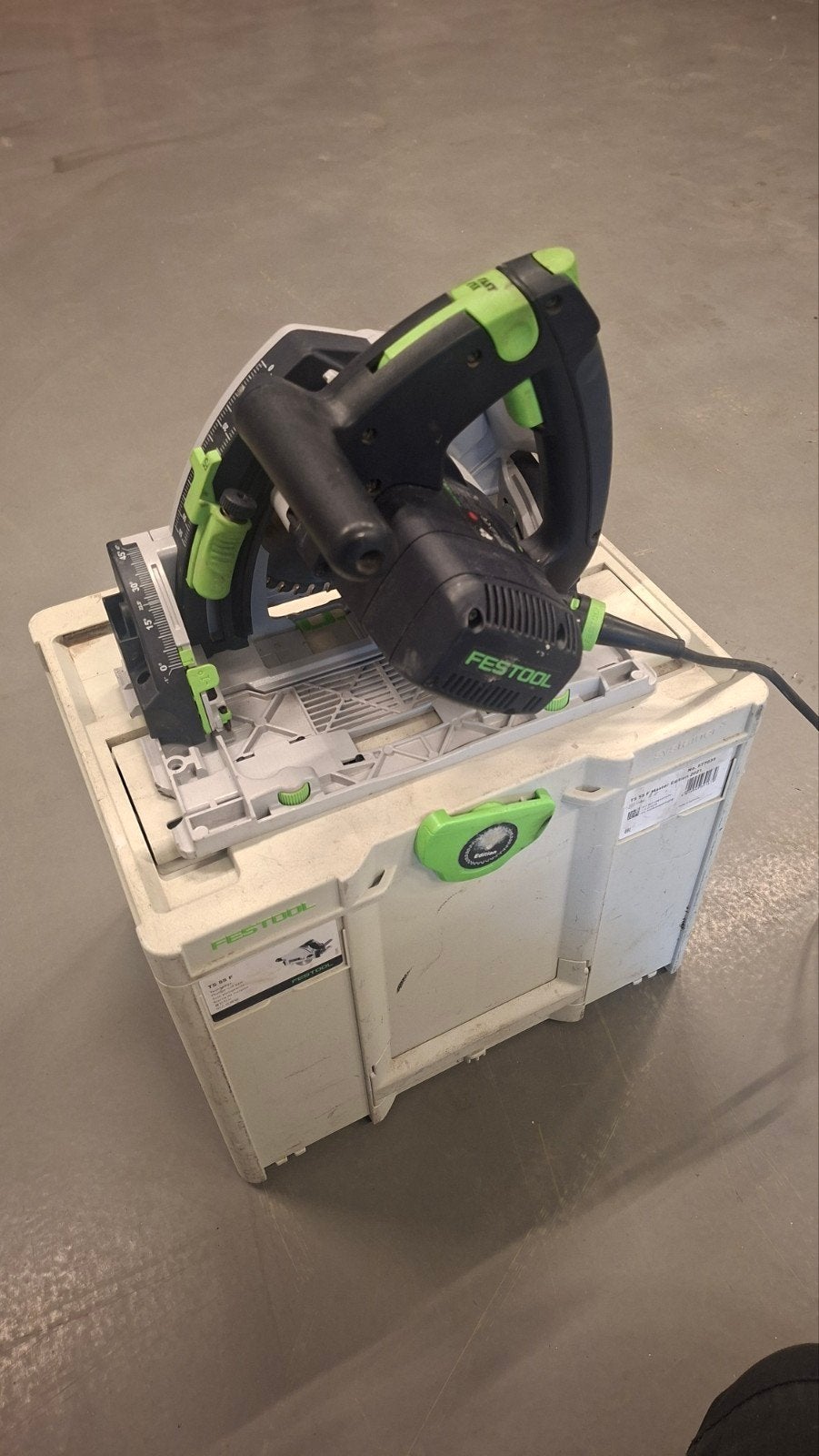 Festool TS 55 F Master Edition 2021 – nette staat, Doe-het-zelf en Verbouw, Gebruikt, Invalzaag, Ophalen of Verzenden, 30 tot 70 mm