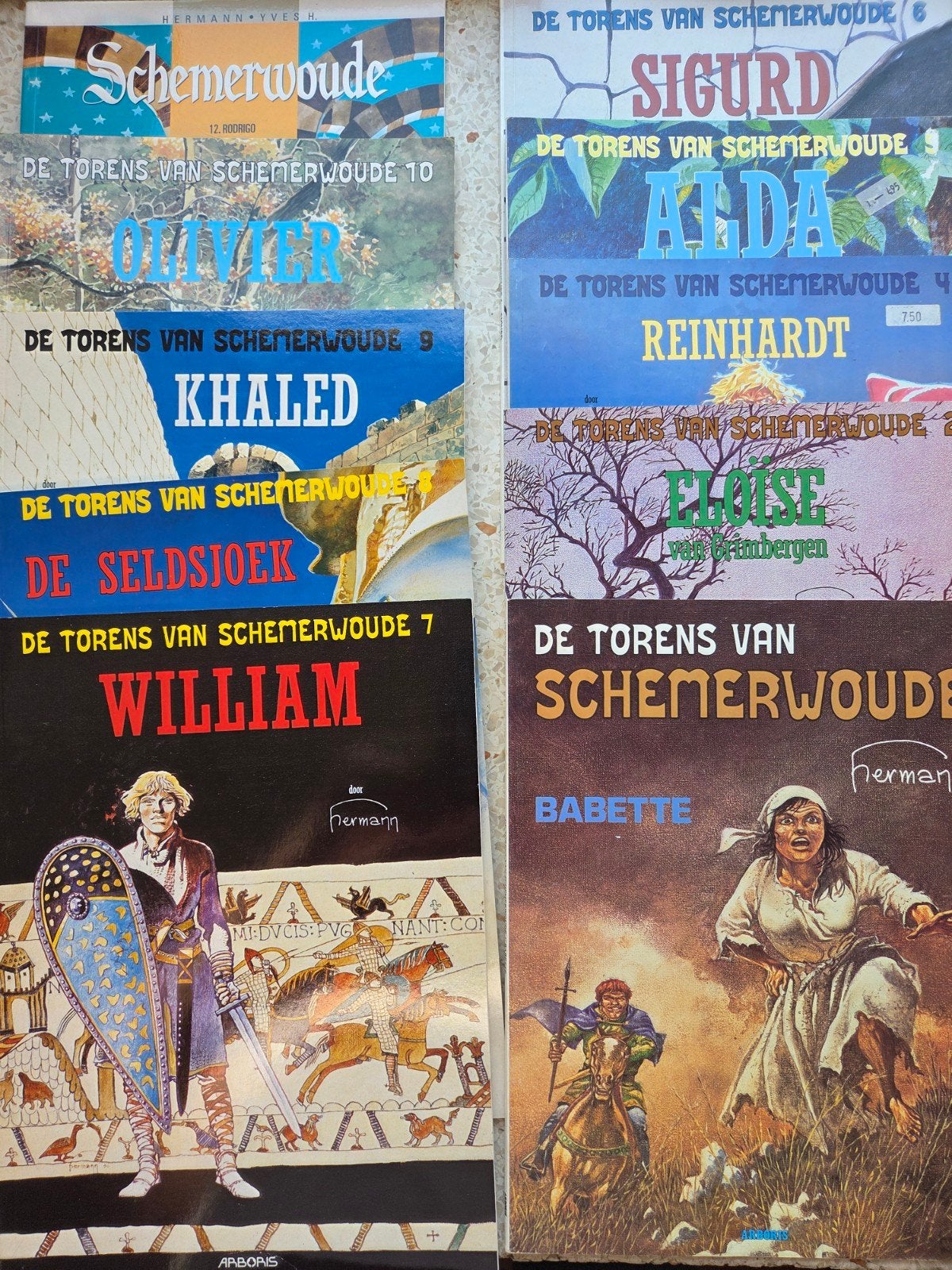 de torens van schemerwoude(10x) 1 t/m 12(-3,11), Complete serie of reeks, Ophalen of Verzenden, Zo goed als nieuw