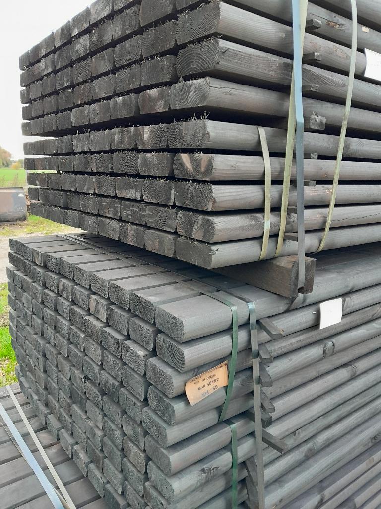 Geimpregneerde Dura2 regels paardenbak omheining, planken 6m, Tuin en Terras, Ophalen, Planken, Nieuw, Hardhout