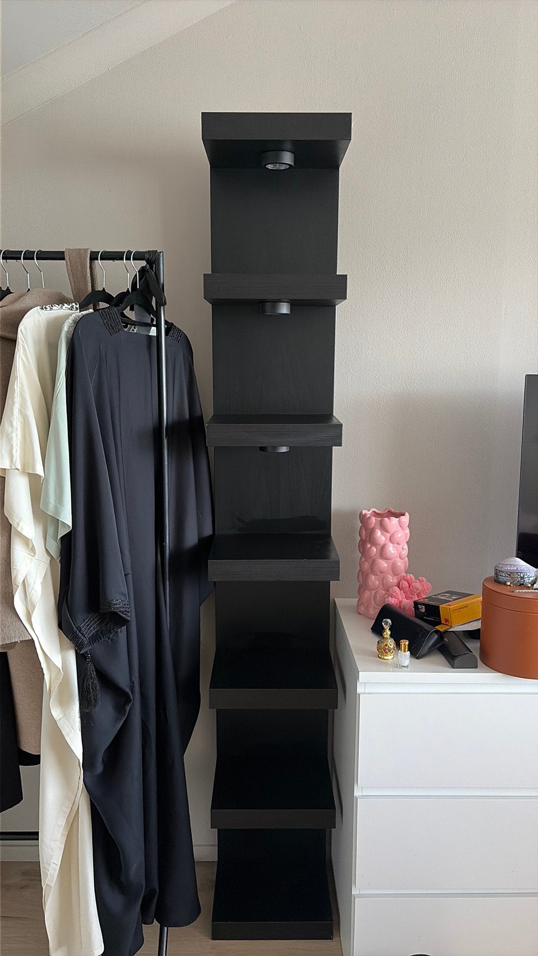 IKEA lack wandrek zwart, Huis en Inrichting, Ophalen, Gebruikt, 50 tot 100 cm, Minder dan 100 cm