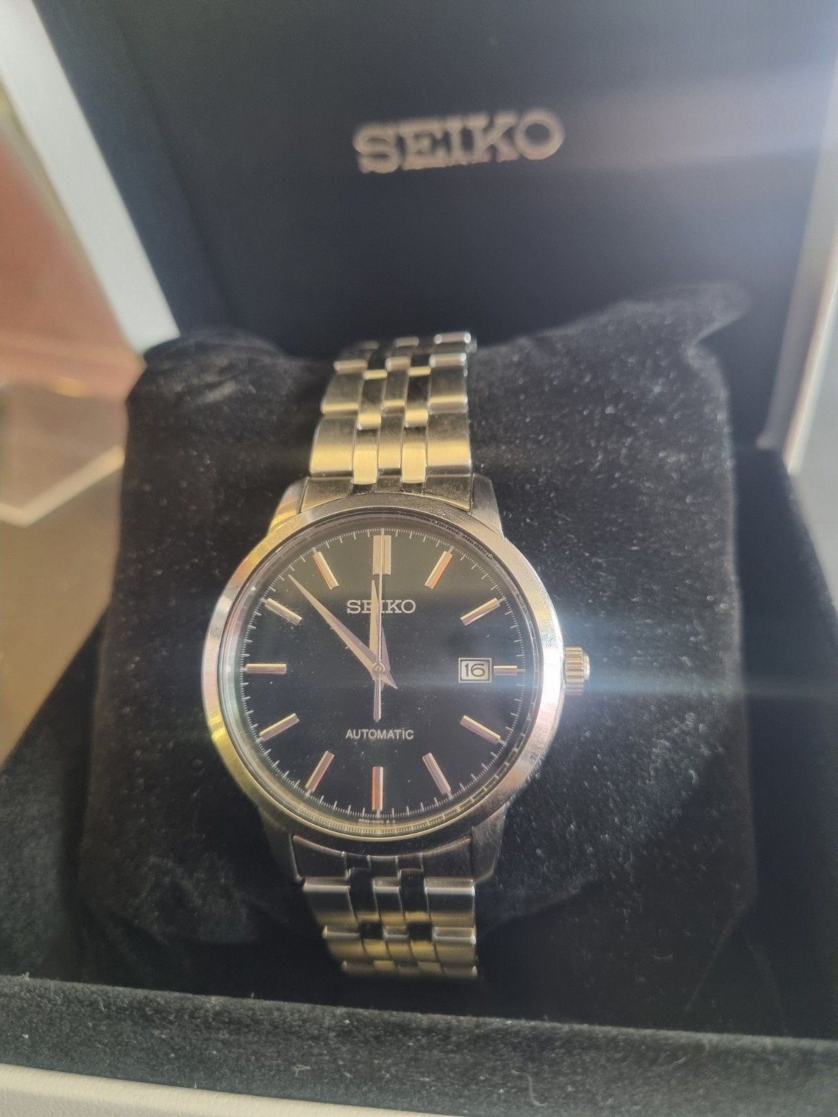 Seiko Automatic Horloge 4R3805J0 - Zo goed als nieuw, Info@seikowatches.com, Polshorloge, Ophalen of Verzenden, Zo goed als nieuw