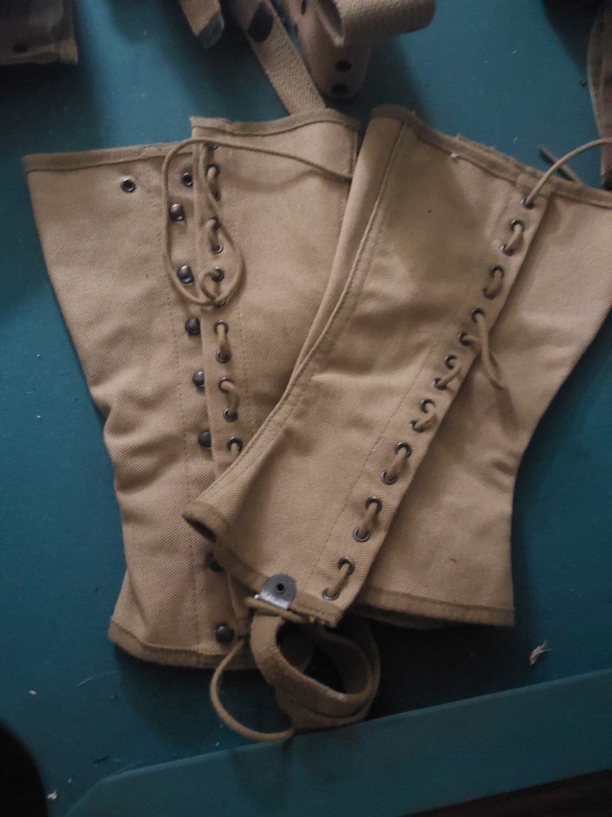 Repro ww2 us gaiters, Ophalen of Verzenden