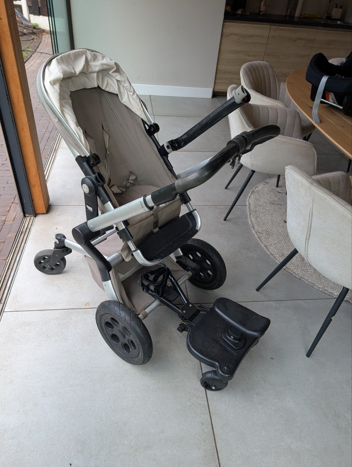 Joolz kinderwagen met Maxi-Cosi en reiswieg, Gebruikt, Verstelbare duwstang, Combiwagen, Ophalen