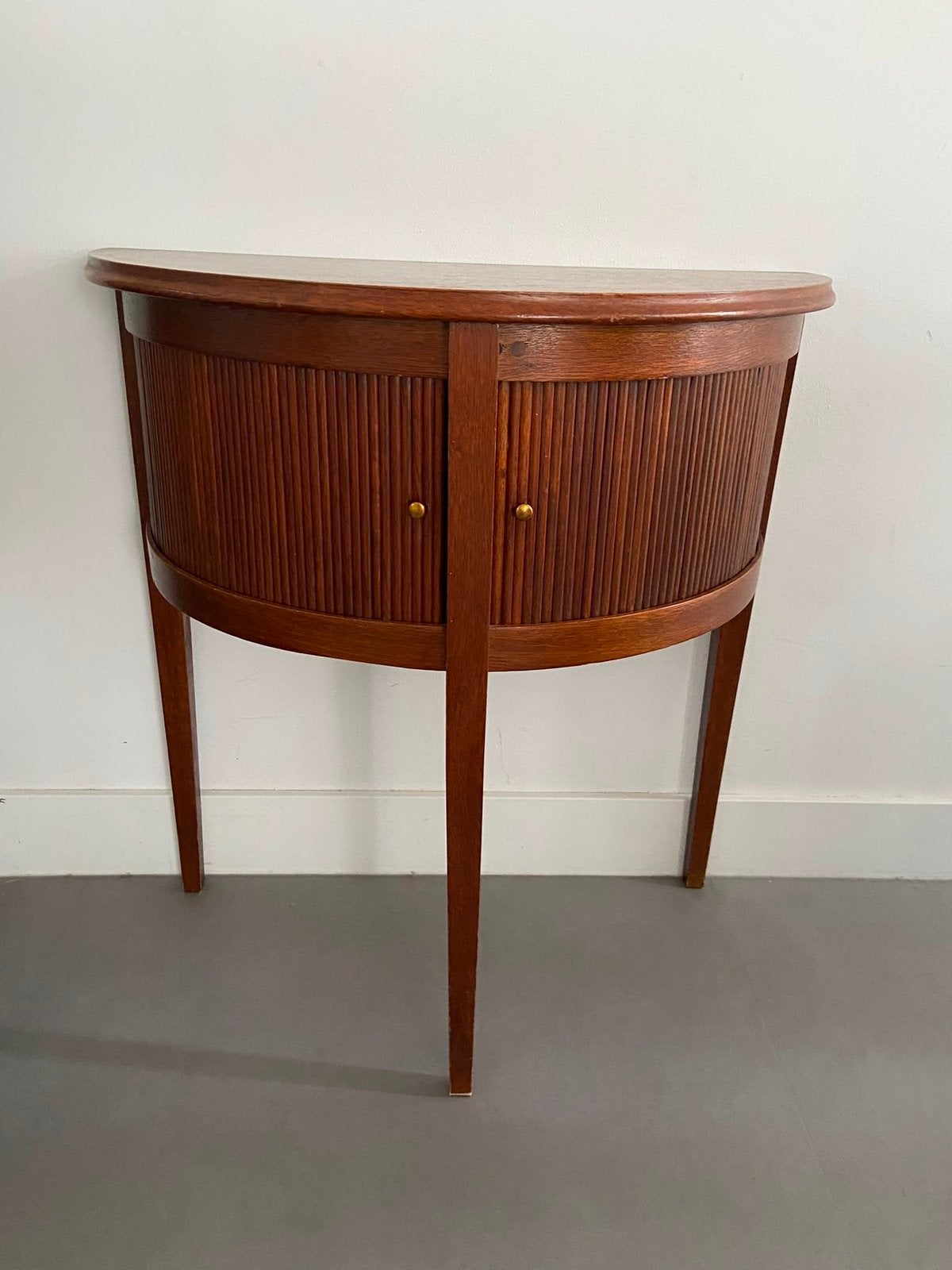 Maankast drankkast vintage design mid century dressoir, Ophalen, Gebruikt, Mid century klassiek, Teakhout