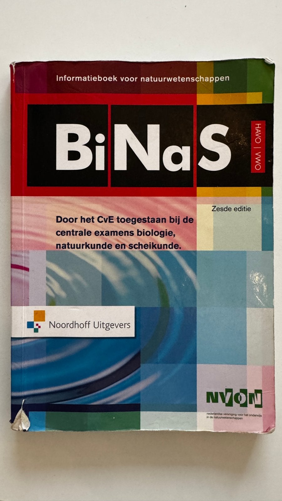 BiNaS Informatieboek Natuurwetenschappen 6e editie, Boeken, Ophalen, Beta, Gelezen, Overige niveaus