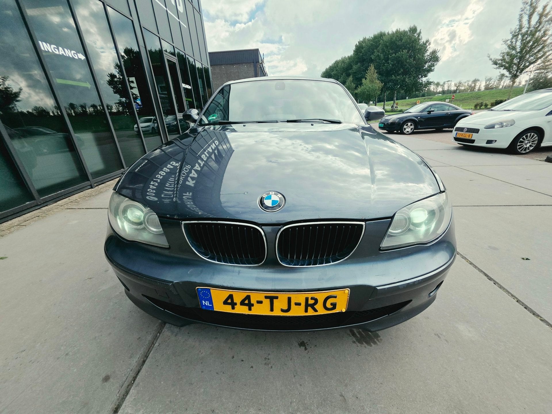 BMW 1-serie 120d Graphite - Leer - Navi - Cruise -, Auto's, 1-Serie, Achterwielaandrijving, 4 cilinders, 163 pk