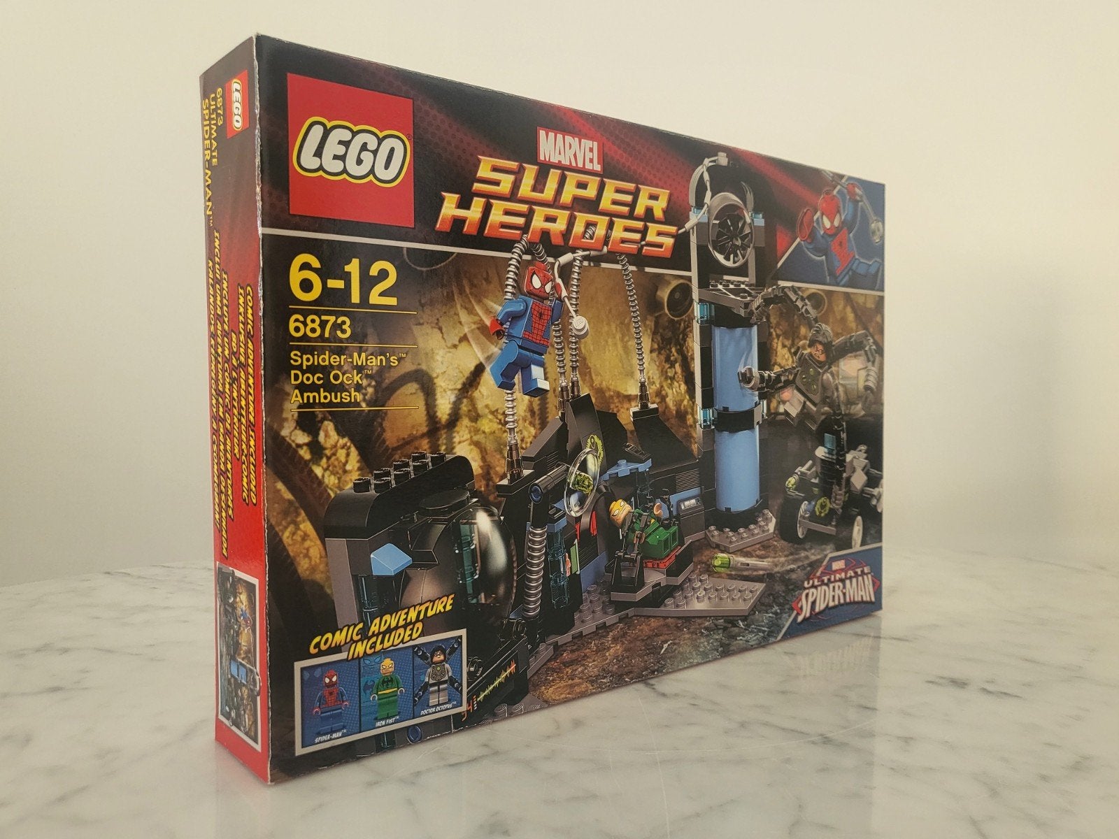 Lego Marvel Super Heroes 6873 Spider-Man's Doc Ock Ambush, Marvel, Lego, Ophalen of Verzenden, Zo goed als nieuw