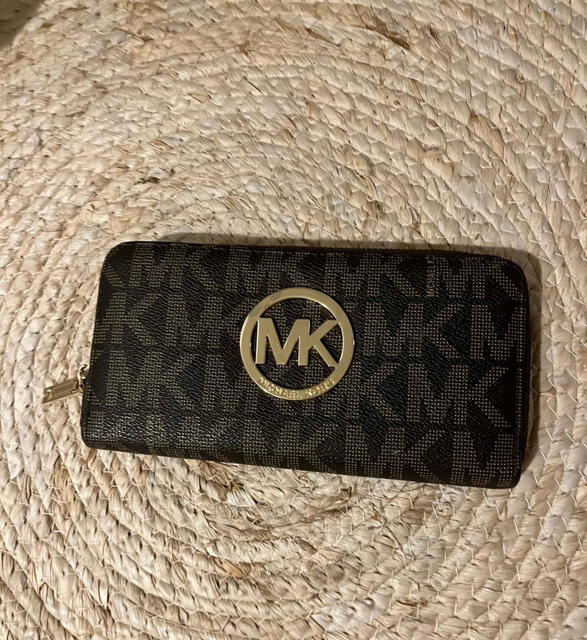 Michael Kors portemonnee, Sieraden, Tassen en Uiterlijk, Verzenden, Zo goed als nieuw, Bruin, Overige merken