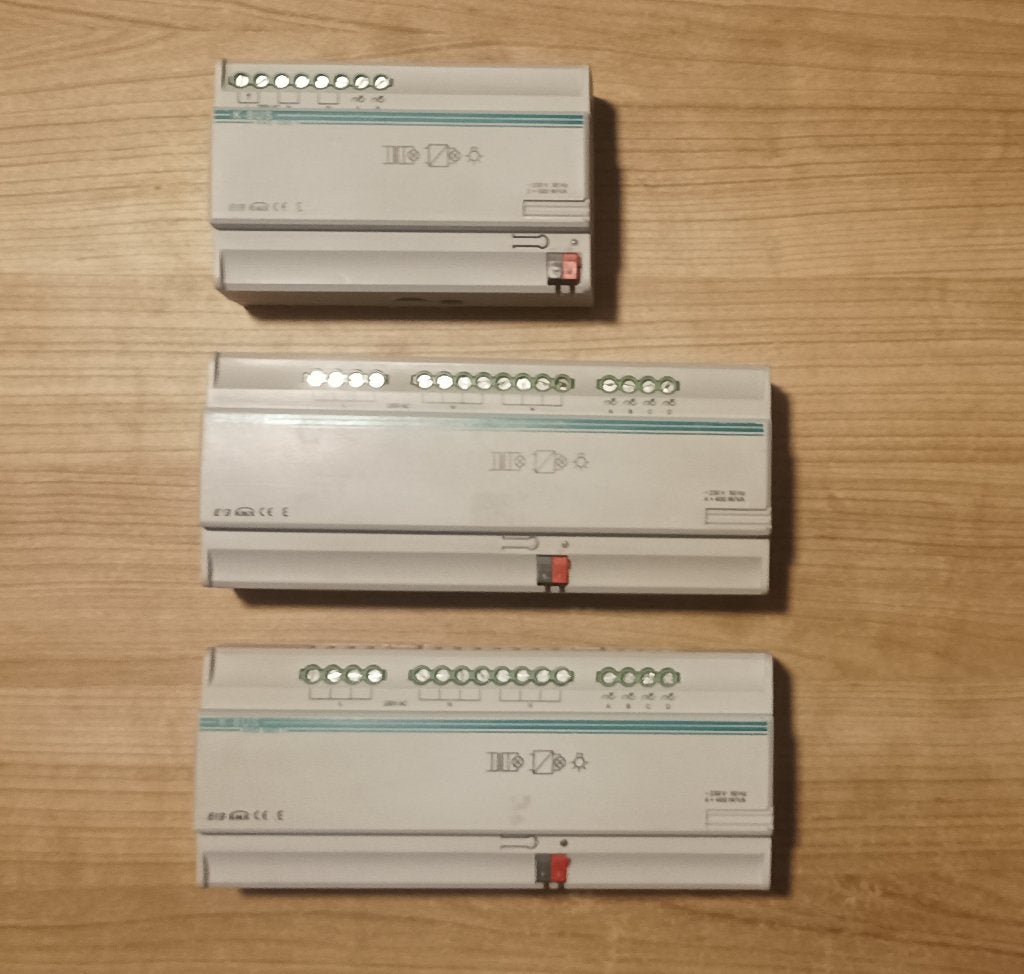 Set van 3 KNX Dimmers GVS EIB, Verzenden, Gebruikt, Overige merken, Dimmer