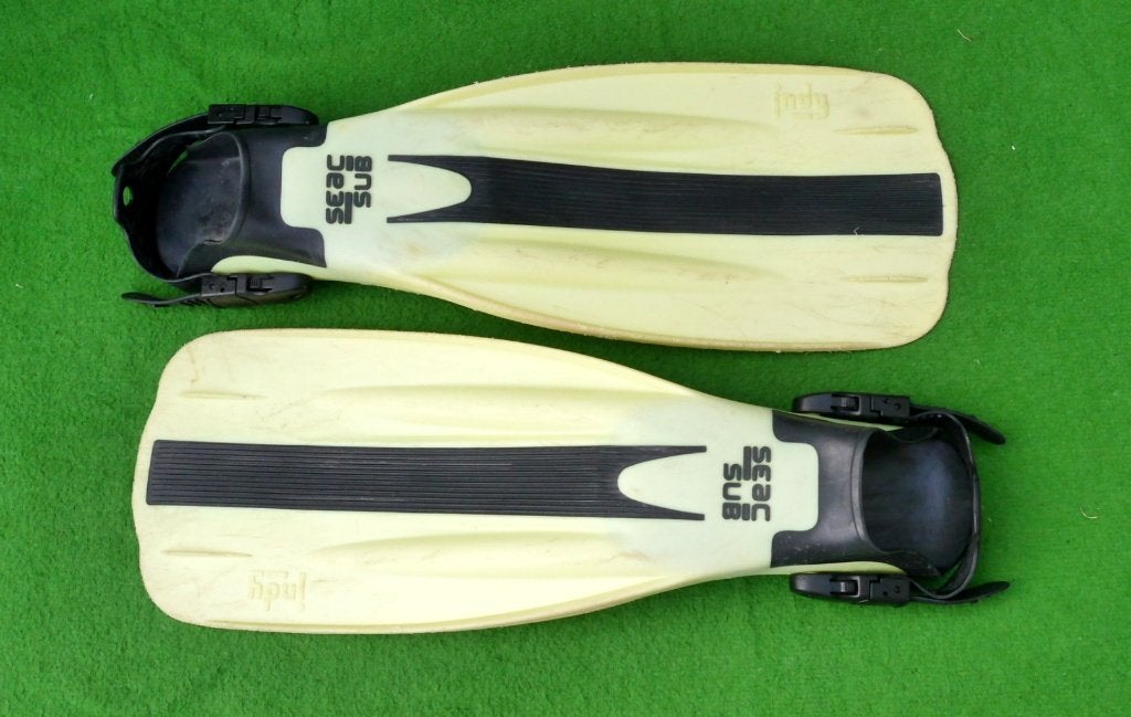 Duikvinnen(Zwemvliezen) Seac Sub Indy- Maat 42-44 (M-L), Watersport en Boten, Duiken, Ophalen of Verzenden, Gebruikt, Zwem- of Duikvliezen