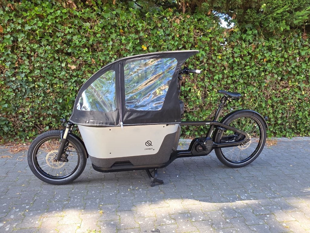 Carqon Cruise 6125 km bakfiets 2023 urban arrow, 3 kinderen, Huif, Zo goed als nieuw, Schijfrem