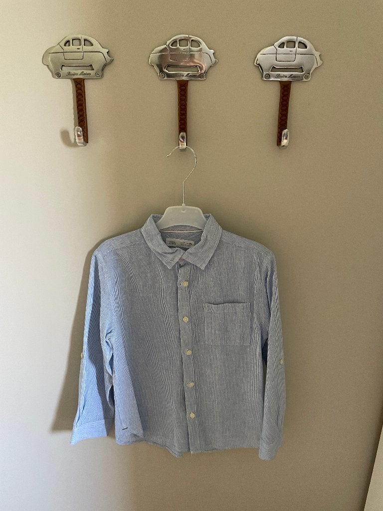 Blouse maat 122 Zara, Ophalen, Overhemd of Blouse, Zo goed als nieuw, Jongen