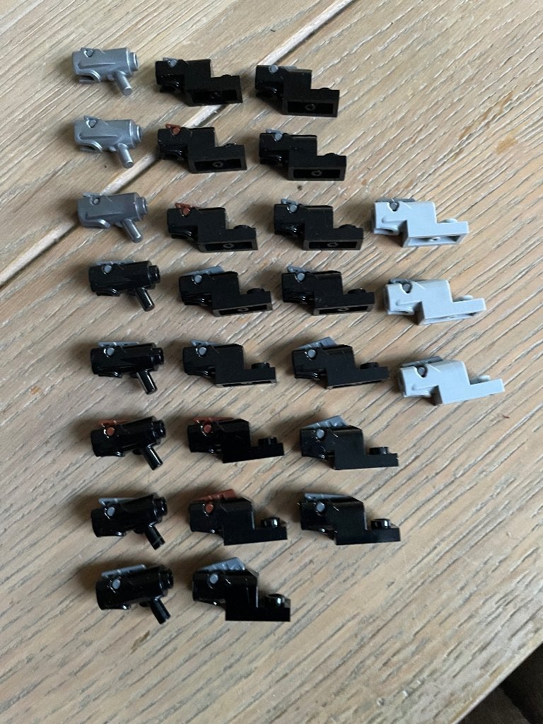Lego partij blasters / wapens, Ophalen of Verzenden, Gebruikt