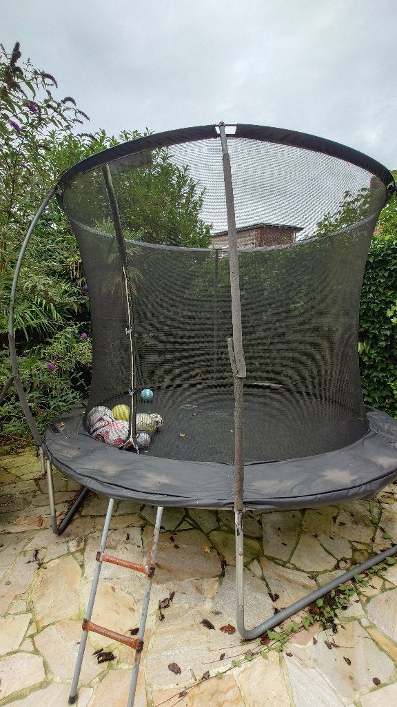 Gratis Trampoline 305 cm, Ophalen, Gebruikt