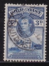 3767 - Goudkust Michel 109A gestempeld , Koning George VI, Verzenden, Overige landen, Gestempeld