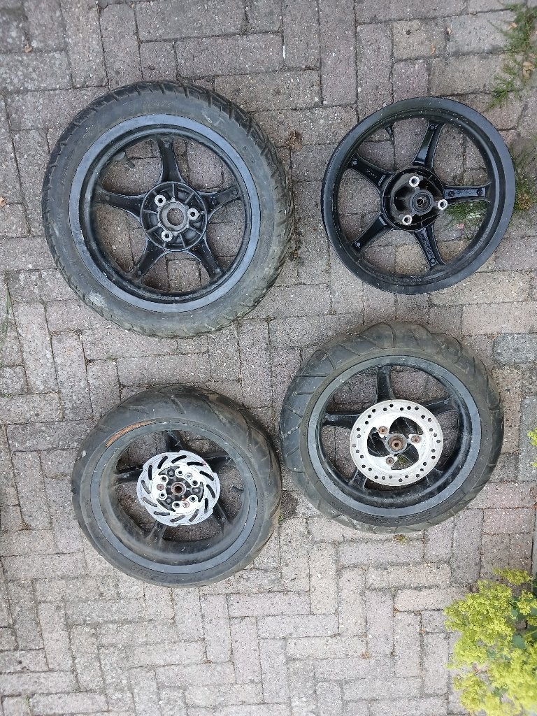 Yamaha aerox wielen set velgen scooter minarelli, Ophalen of Verzenden, Gebruikt, Overige typen, Yamaha