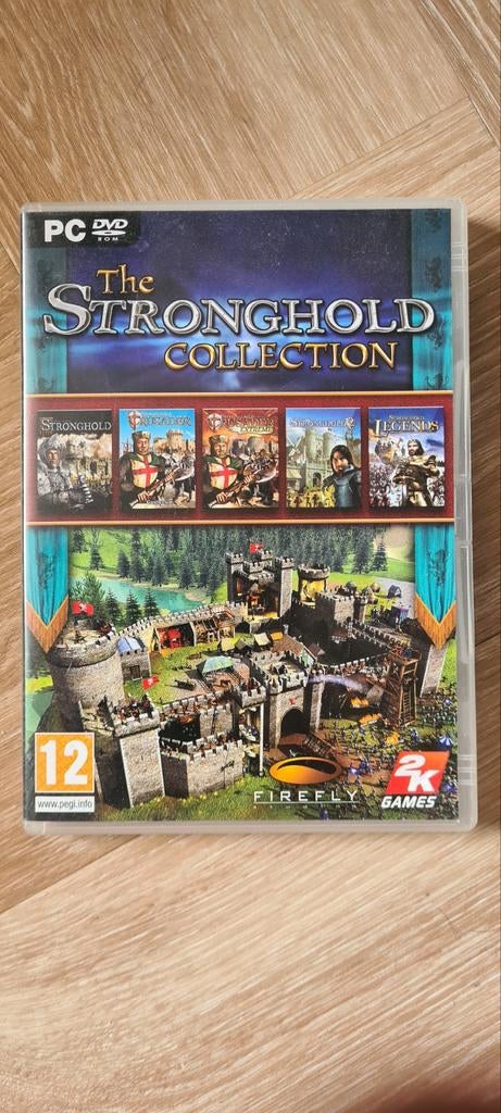 Diverse PC spellen: Stronghold, Age of Empires, Spelcomputers en Games, Games | Pc, Zo goed als nieuw, Avontuur en Actie, 1 speler