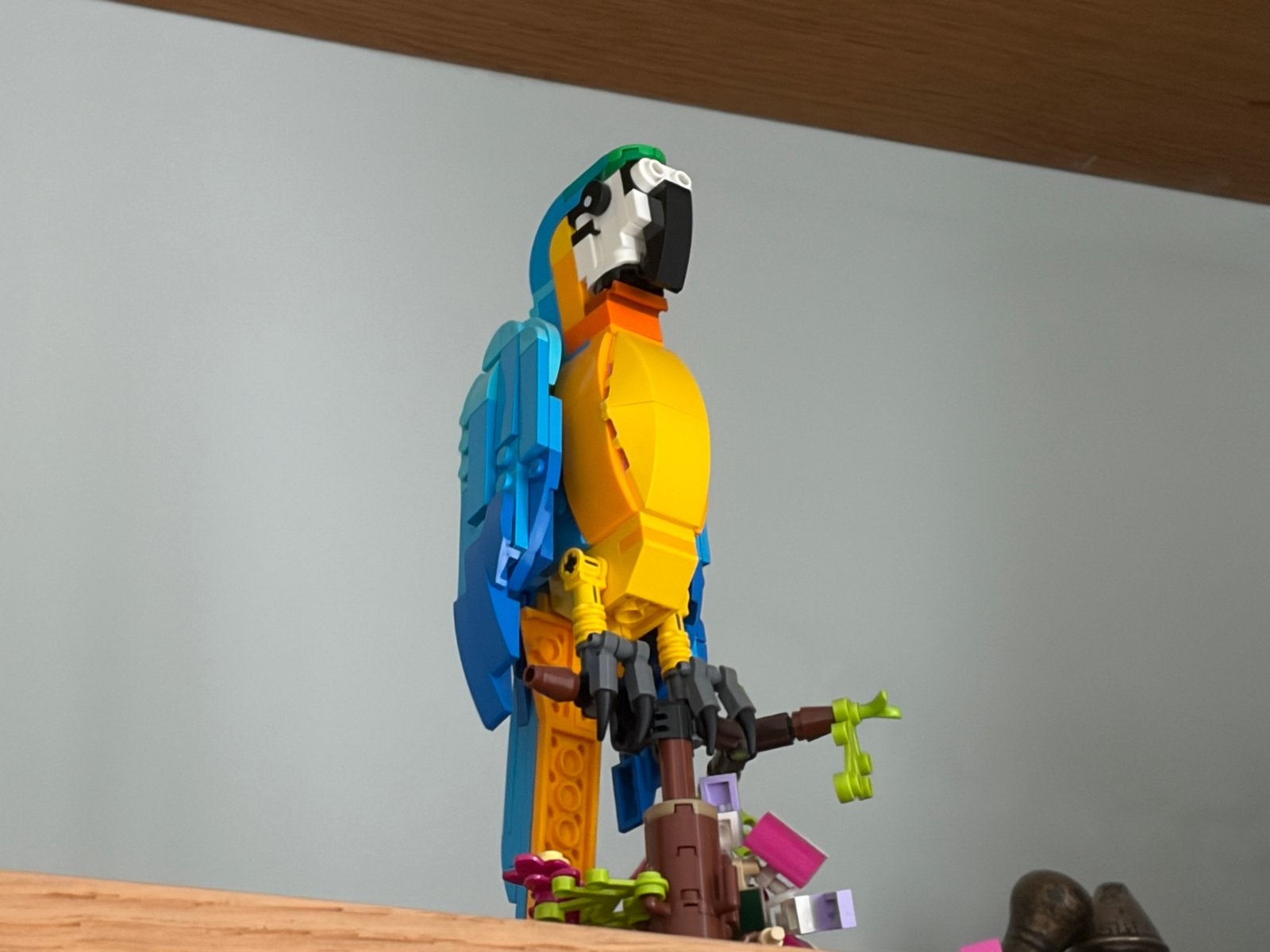 Lego Creator Expert Papegaai plus zak losse lego 3,5 kg, Lego, Ophalen of Verzenden, Zo goed als nieuw, Compleet